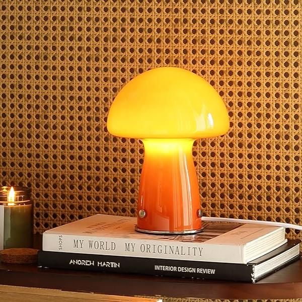 Christmas Mushroom Table Lamp